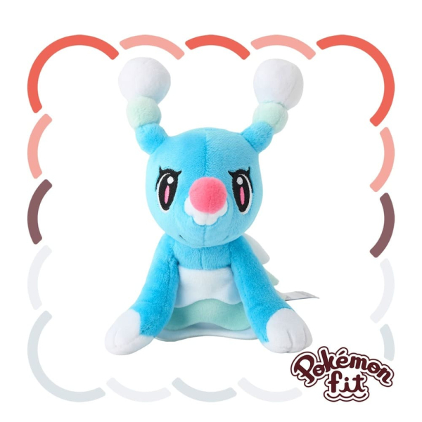 Officiële Pokemon center Pokemon fit knuffel Brionne  20cm